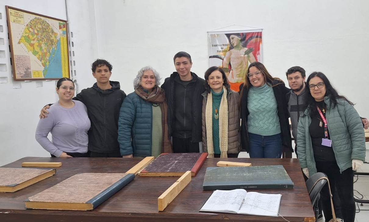 Vista geral da sala de pesquisa